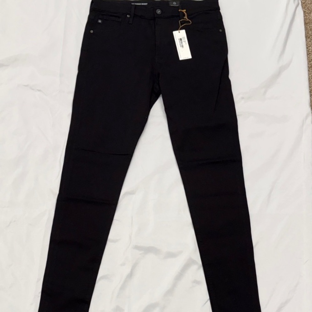 AG Adriano Goldschmied Alexxis Jeans Slim Straight Distressed High Rise 27 NWT